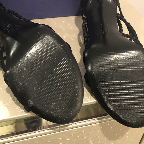 Stuart Weitzman black satin heals - Picture 5 of 5